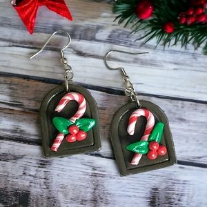 Candy Cane Earrings